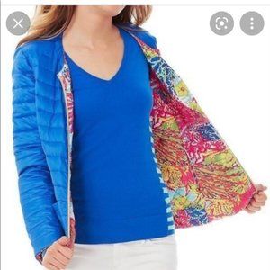 LILLY PULITZER Lilah Reversible Jacket in Fishing For Compliments *NWT* SZ M